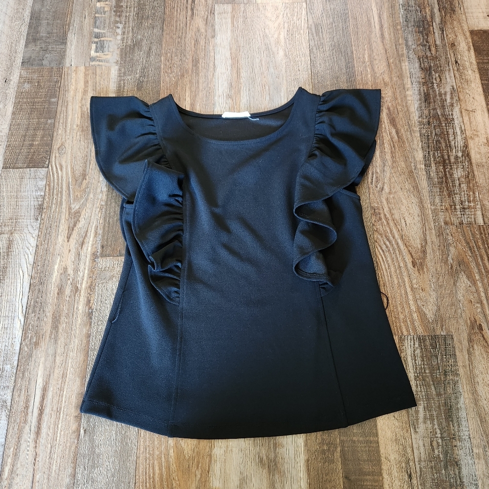 Timing Ruffle Sleeve Tank